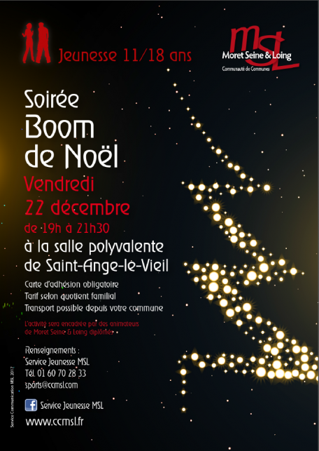 Soiree boom de noel ccmsl Soiree boom de noel ccmsl